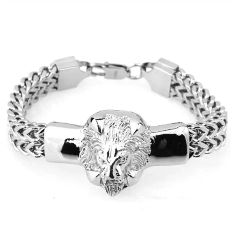 Lion Link Chain Bracelet