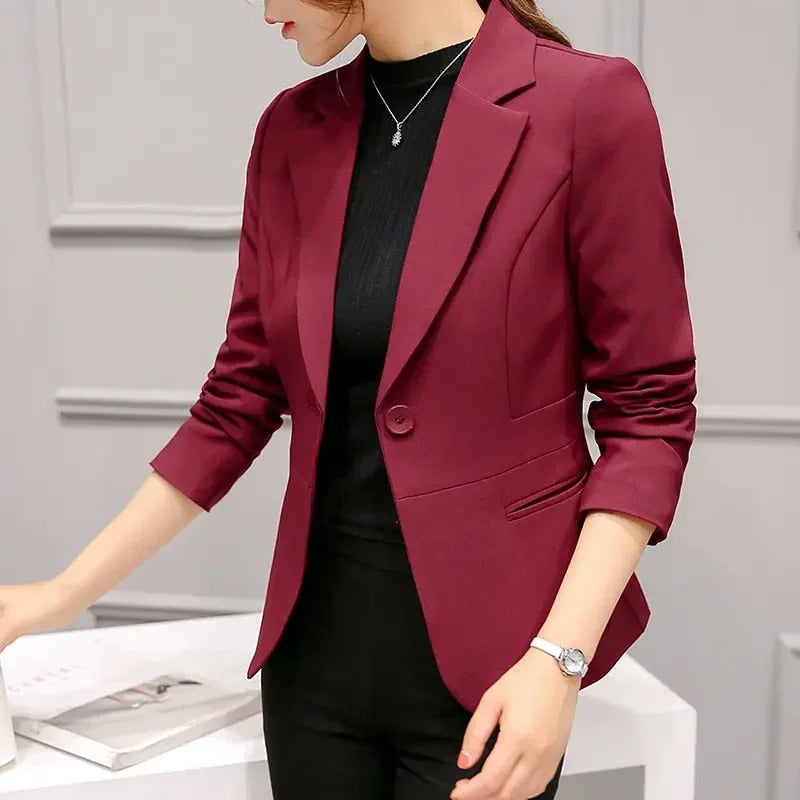 Slim Blazer Career Jacket