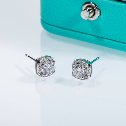 Tuesday 1cttw D Color Moissanite Diamond 925 Sterling Silver Stud Earrings