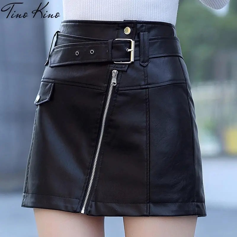 Foxy Faux Leather Skirt