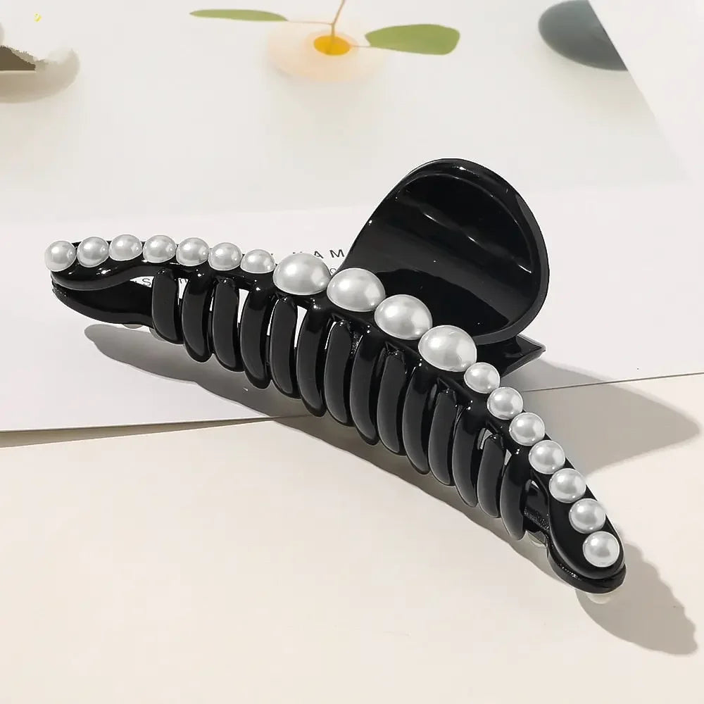 Giant Pearl Acrylic Hair Clip