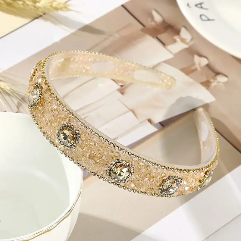 Crystal Headbands With Rhinestones