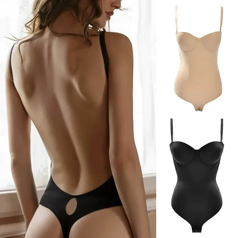 Women Shapewear Bodysuit Waist Trainer Body Shaper Bra Push Up Corset Tummy Control Underwear Sexy Backless Slim Bodyshapers