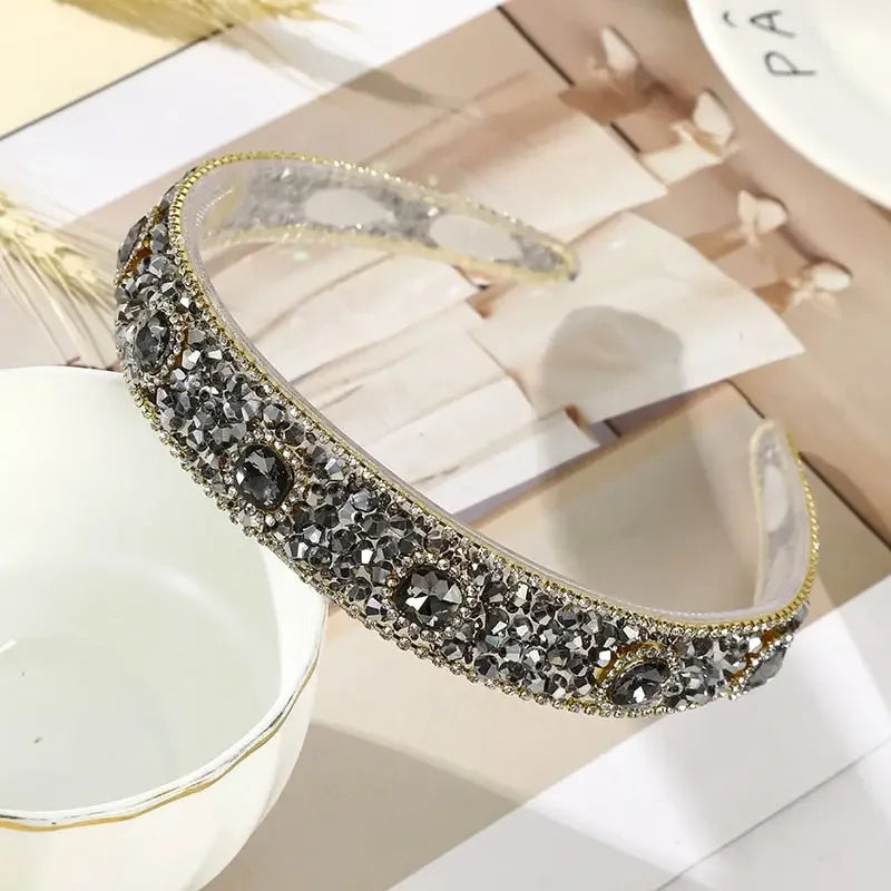 Crystal Headbands With Rhinestones