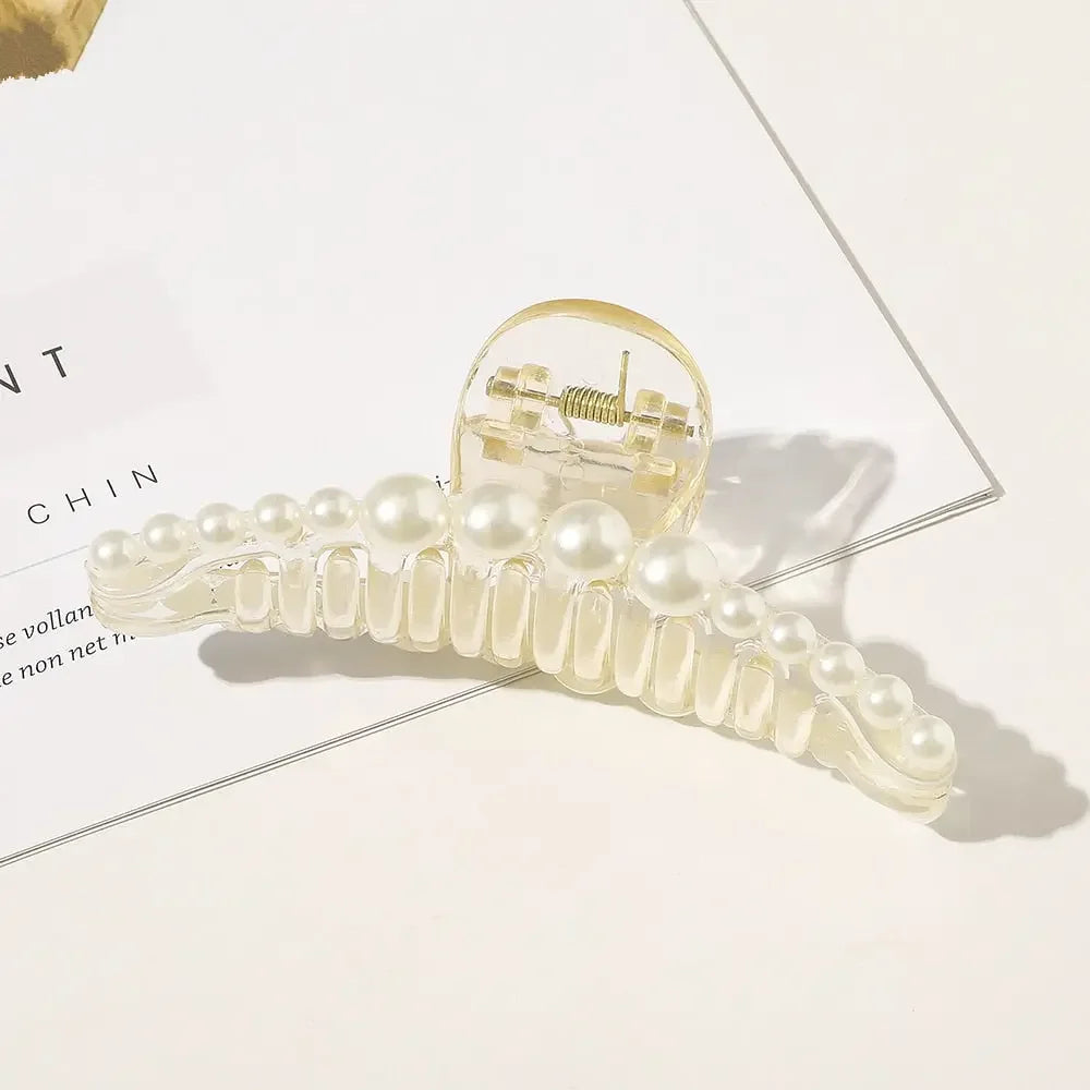 Giant Pearl Acrylic Hair Clip