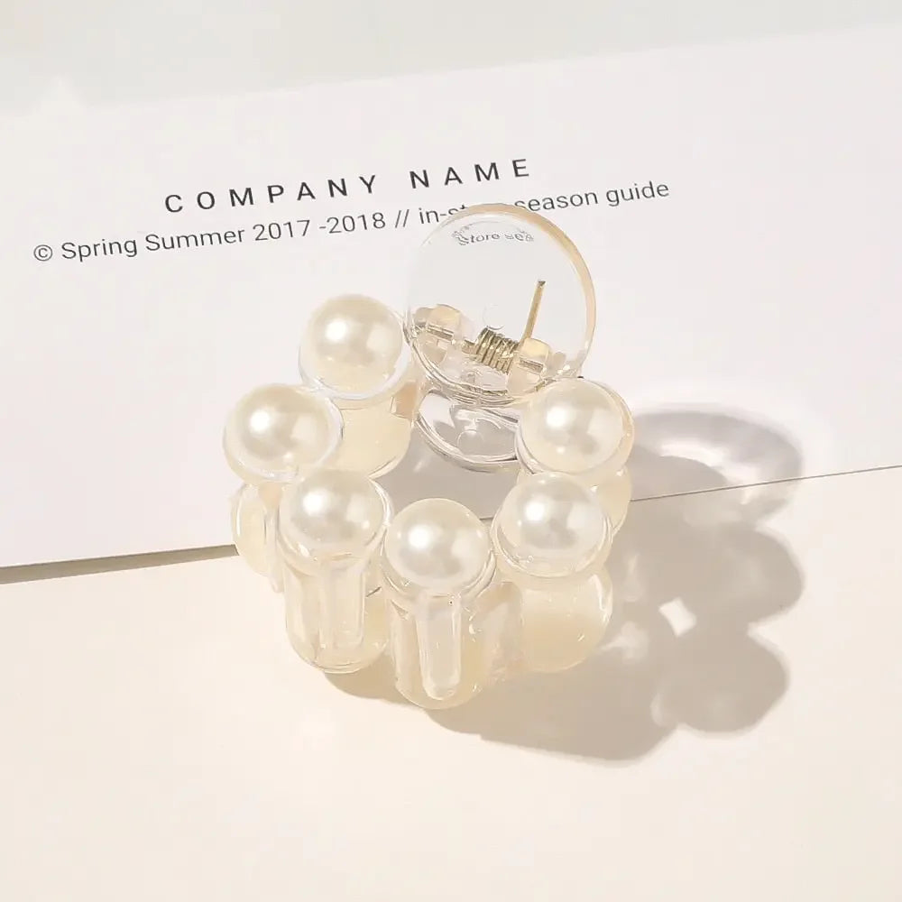 Giant Pearl Acrylic Hair Clip