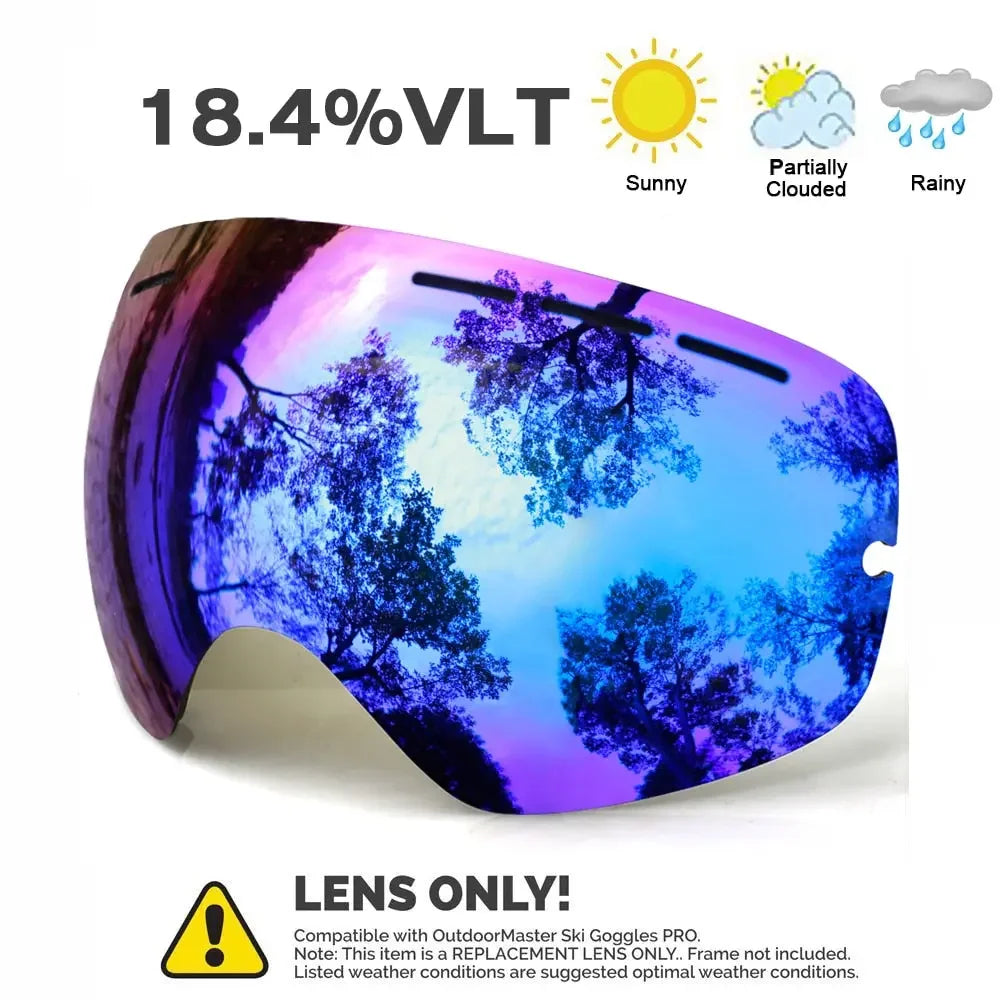 Premium Ski Goggles - Interchangeable Lens