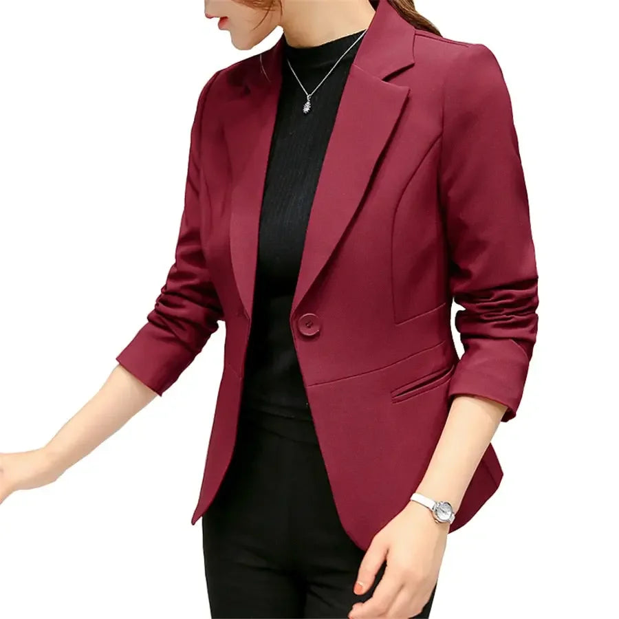 Slim Blazer Career Jacket