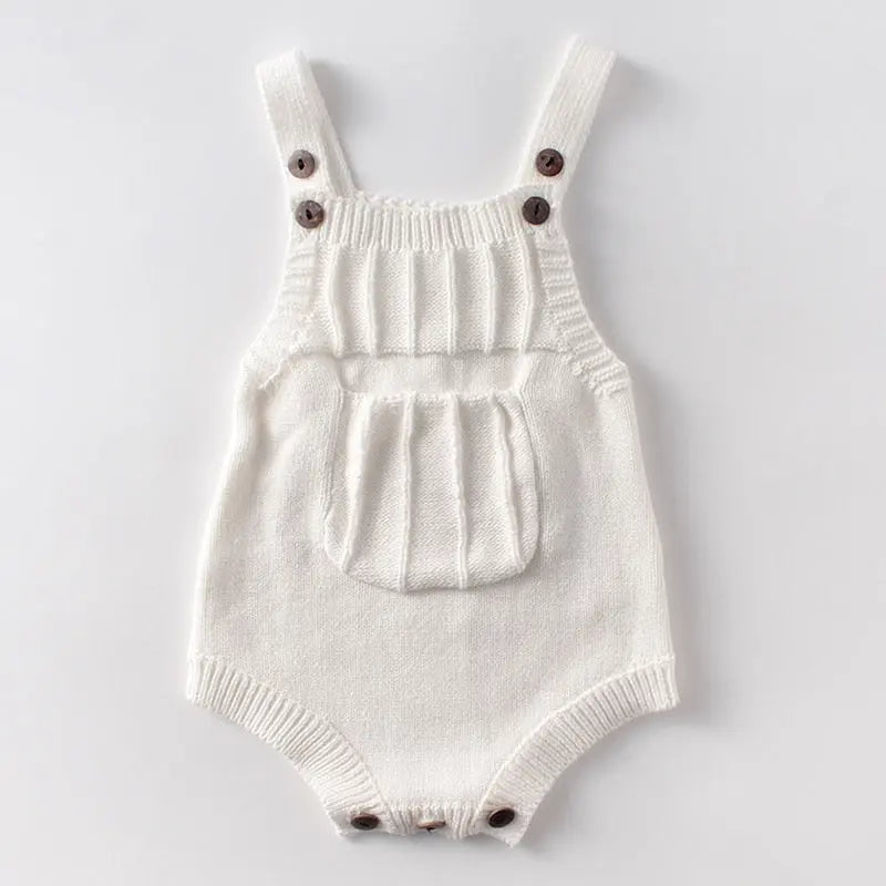 LUX Baby Knitted Sleeveless Romper Jumpsuit - LUXLIFE BRANDS
