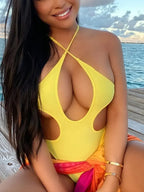 Hannah Halter High Cut Monokini