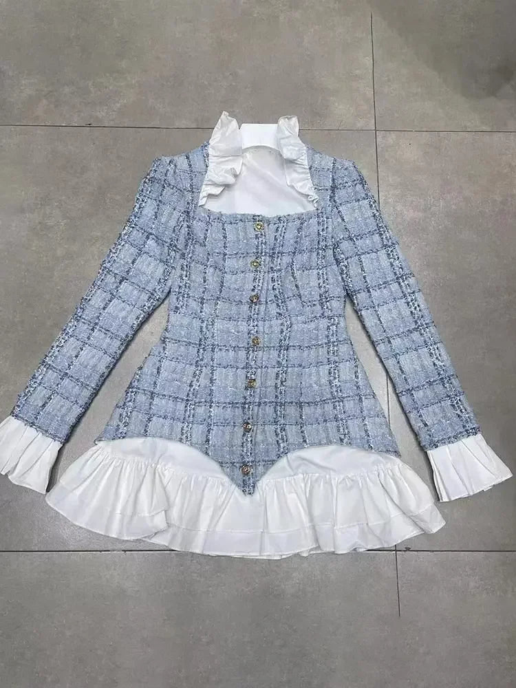 Chic Preppy A Line Layered Dress