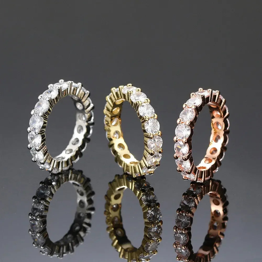 Dazzling Link Chain Ring
