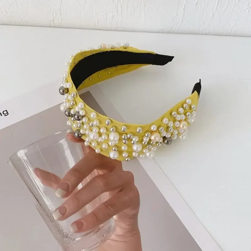 LUX Rhinestone Baroque Hairband