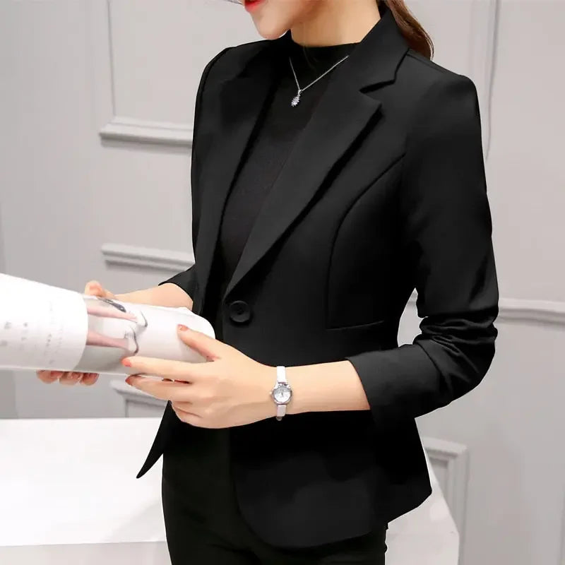 Slim Blazer Career Jacket