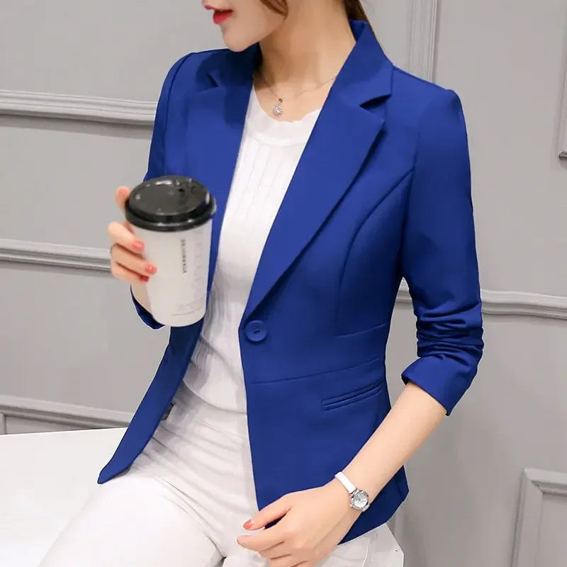 Slim Blazer Career Jacket