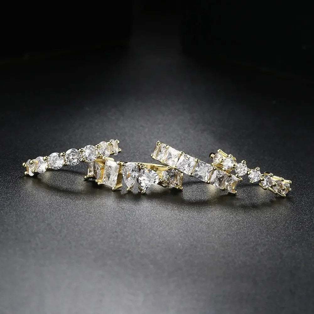 Happy Hour Crystal Stacking Rings