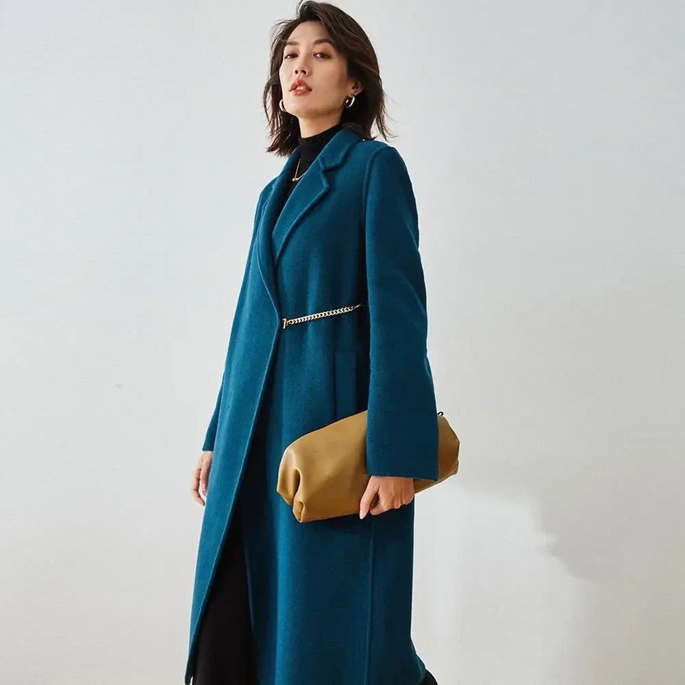 LUX Single Button Wool Coat