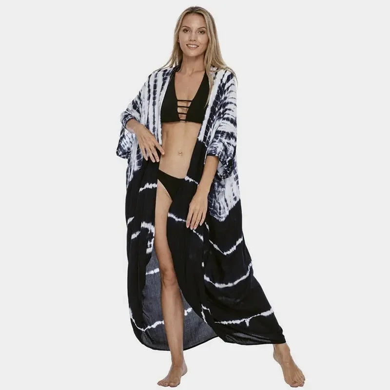 Maui Beach Kimono Cover Up - LUXLIFE BRANDS