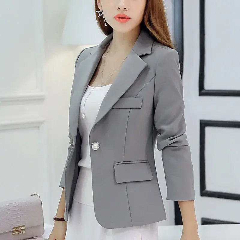 Slim Blazer Career Jacket