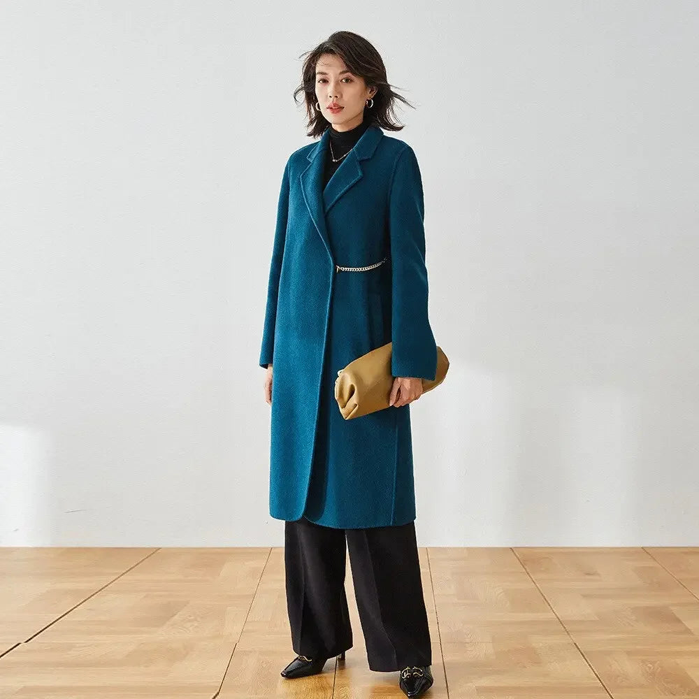 LUX Single Button Wool Coat