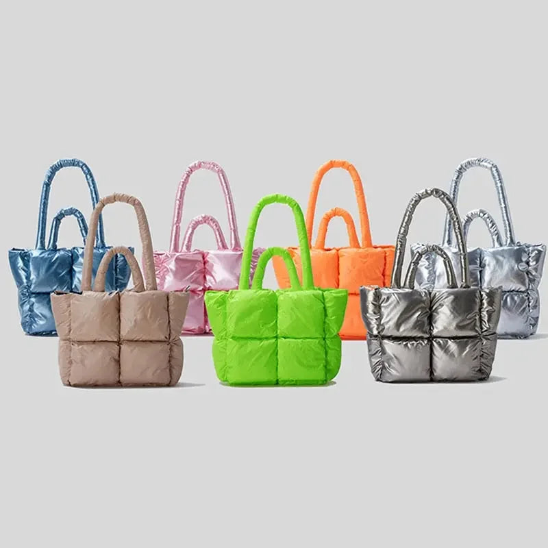 Large Tote Padded Handbag