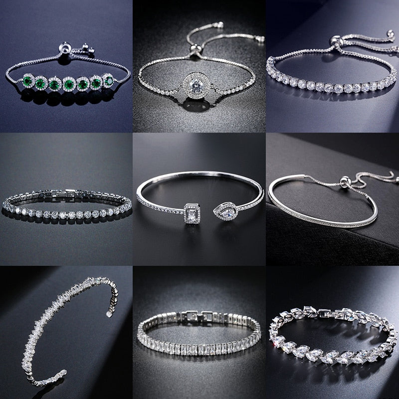 Iced Out Tennis Bracelet Collection