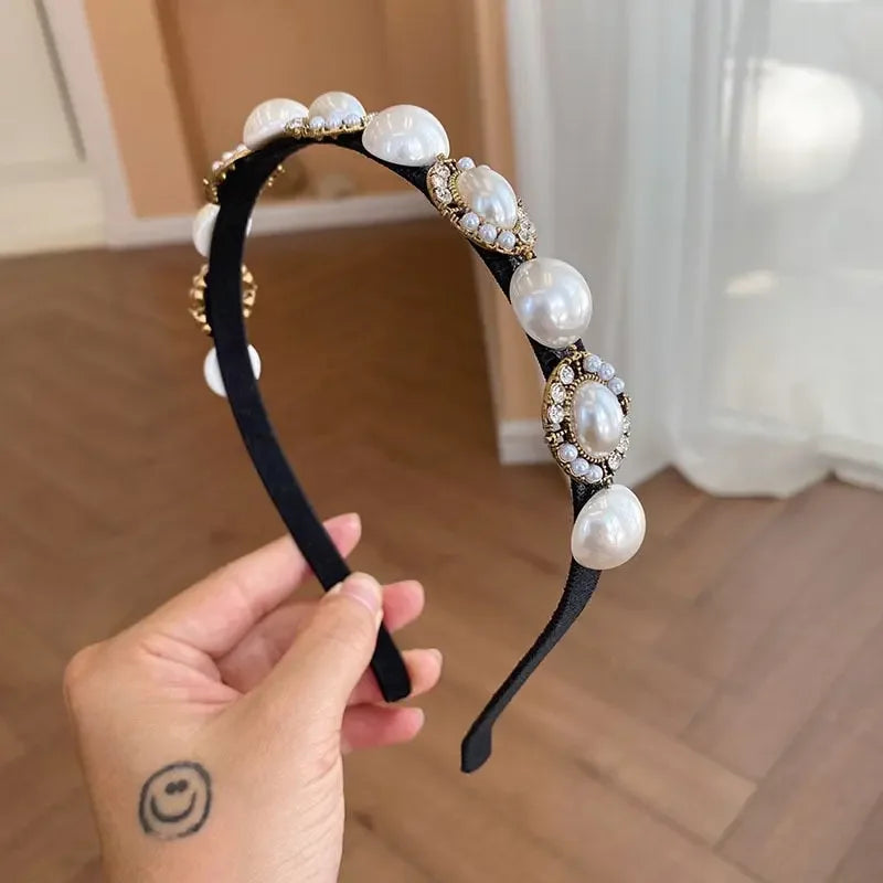 LUX Rhinestone Baroque Hairband