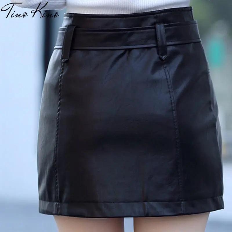 Foxy Faux Leather Skirt