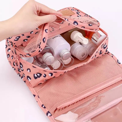 High Capacity Makeup Bag Travel Cosmetic Bag (Waterproof) - LUXLIFE BRANDS