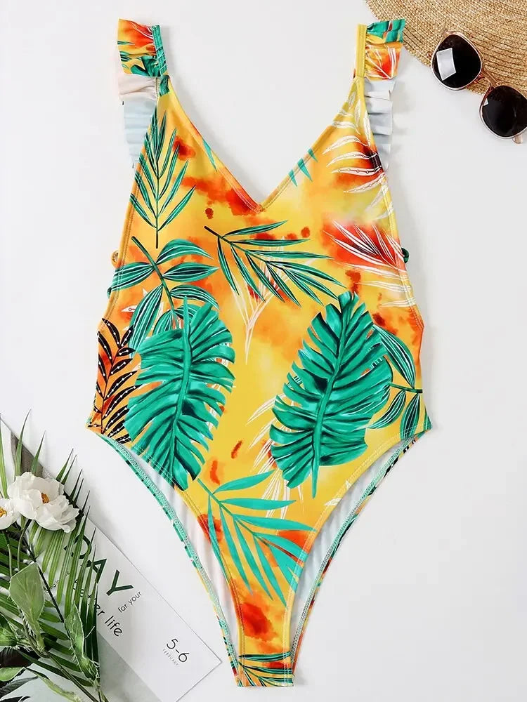 All The Frills Ruffled Monokini