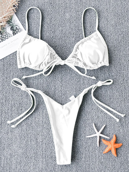Bombshell High Waist Brazilian Bikini - LUXLIFE BRANDS