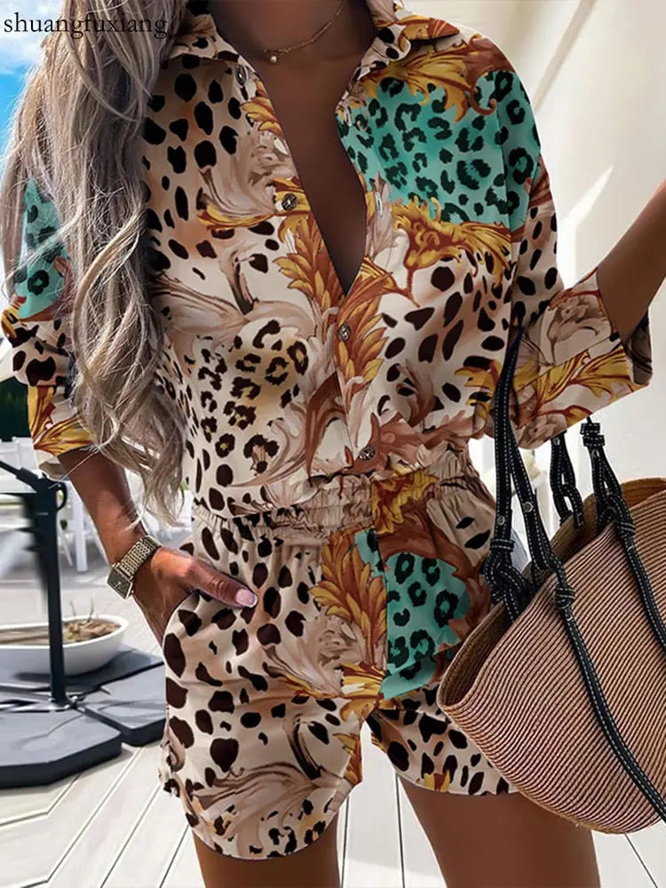 Leopard Print Lounge Outfit