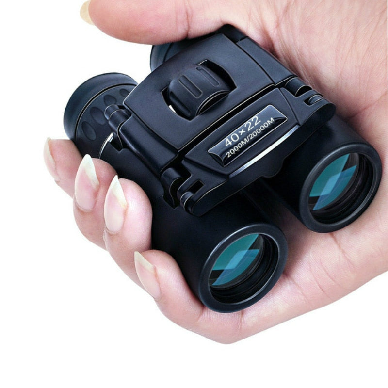 Mini Travel Binoculars Optics 40x22 HD Range