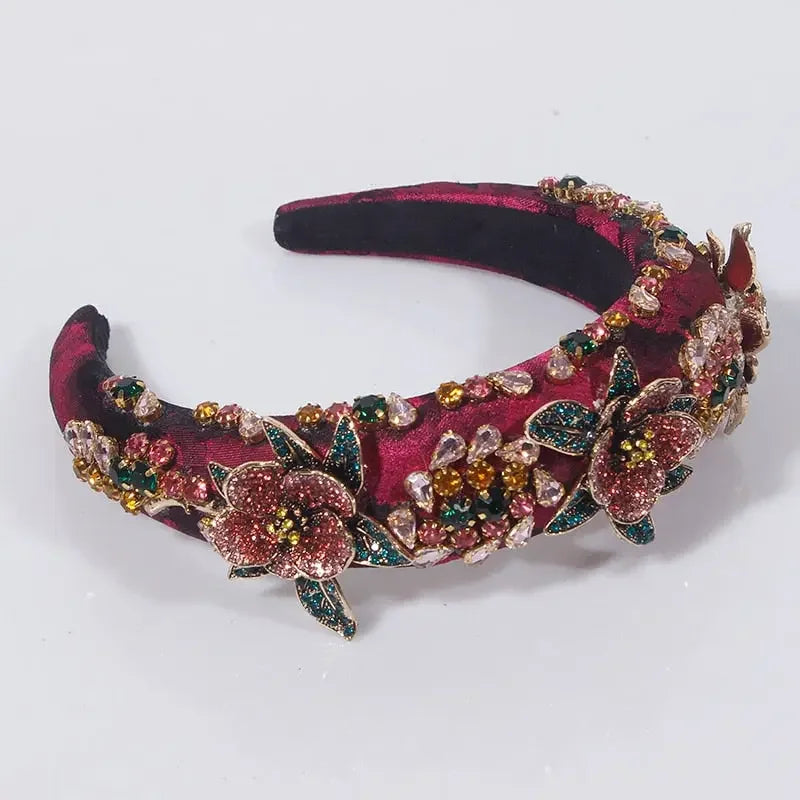 LUX Designer Rhinestone Baroque Headbands
