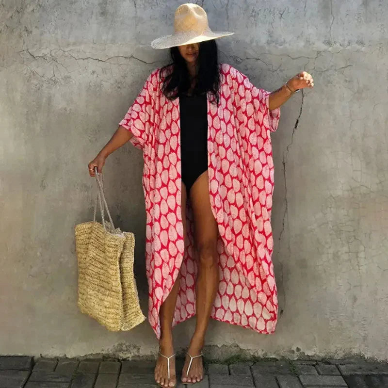 Maui Beach Kimono Cover Up - LUXLIFE BRANDS