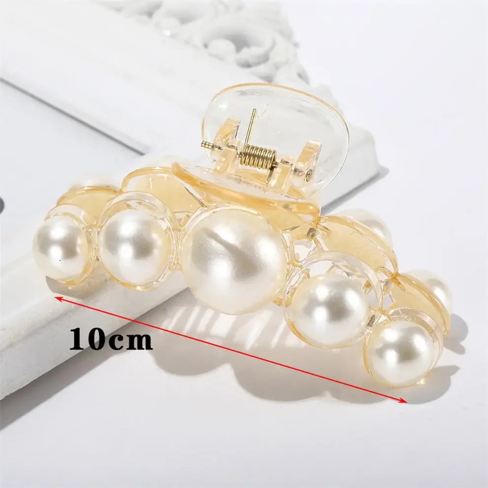 Giant Pearl Acrylic Hair Clip