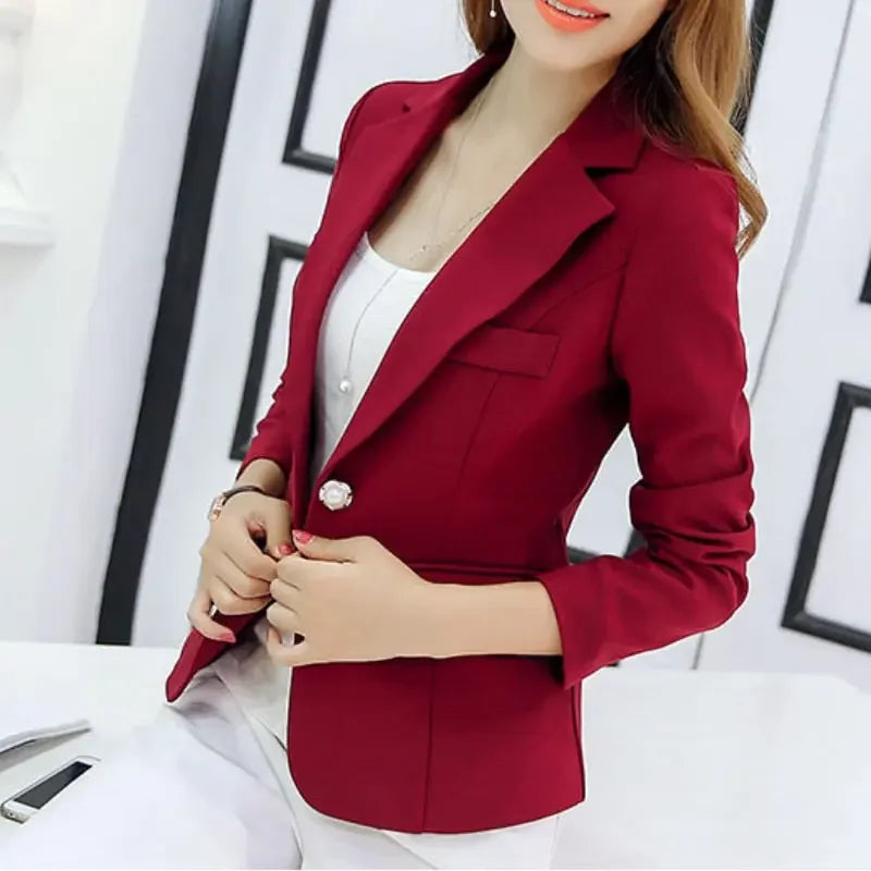 Slim Blazer Career Jacket