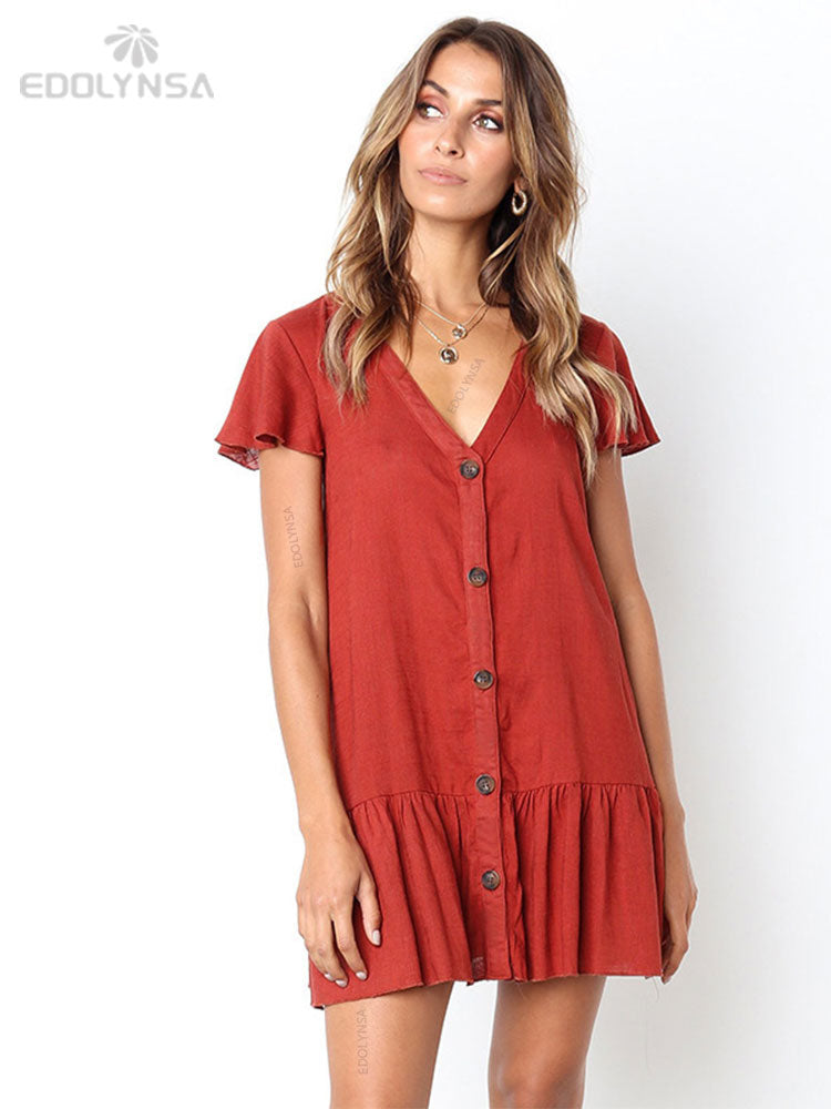 Elegant Oversized Beach Top With Pockets