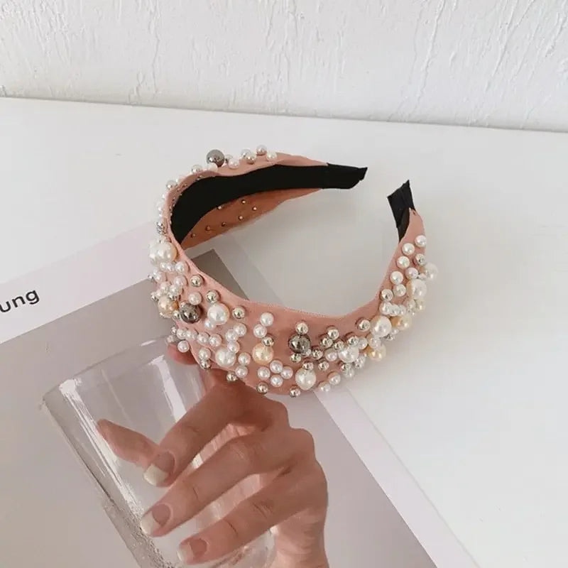 LUX Rhinestone Baroque Hairband