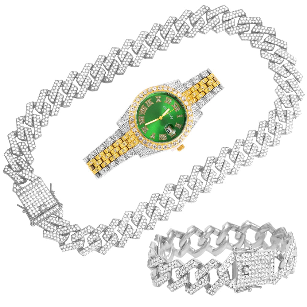Icy Link Bling Jewelry LUXMAN