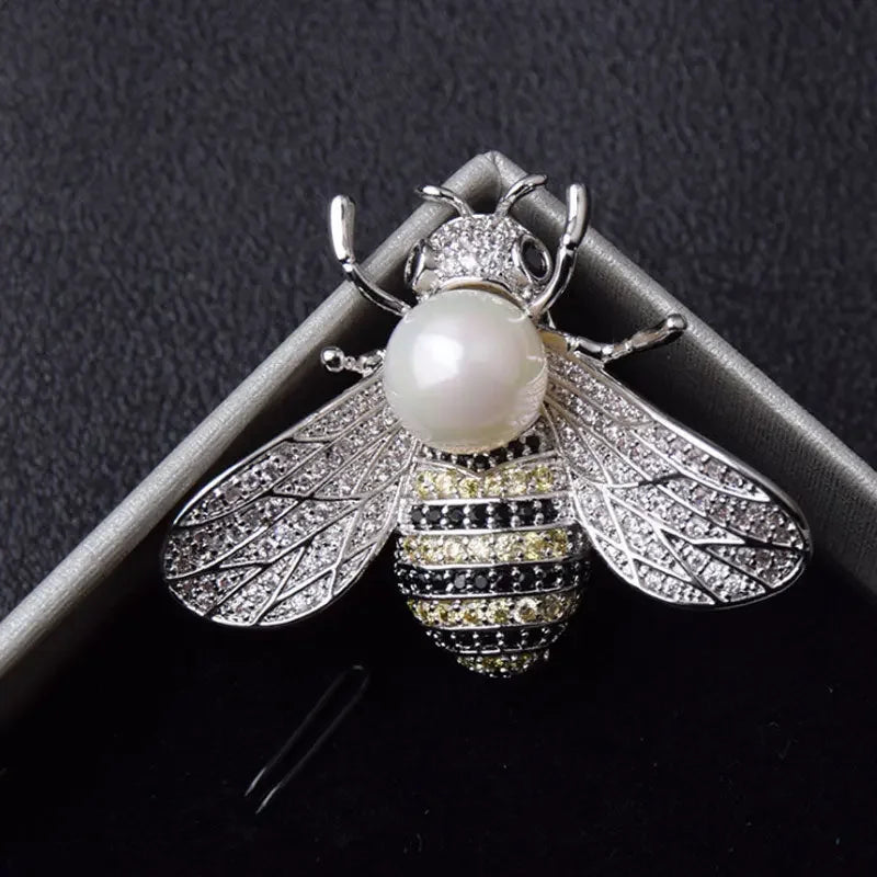 Little Bee Bling Brooch