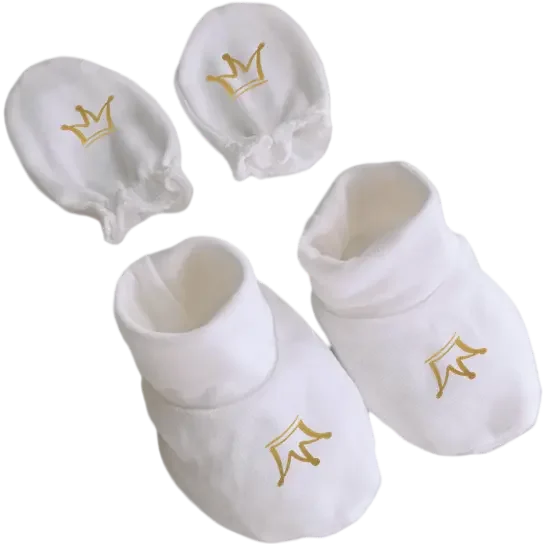 newborn baby photography props cotton beanie with detachable pompom hat beanie bonnet with gloves foot covers princess prince