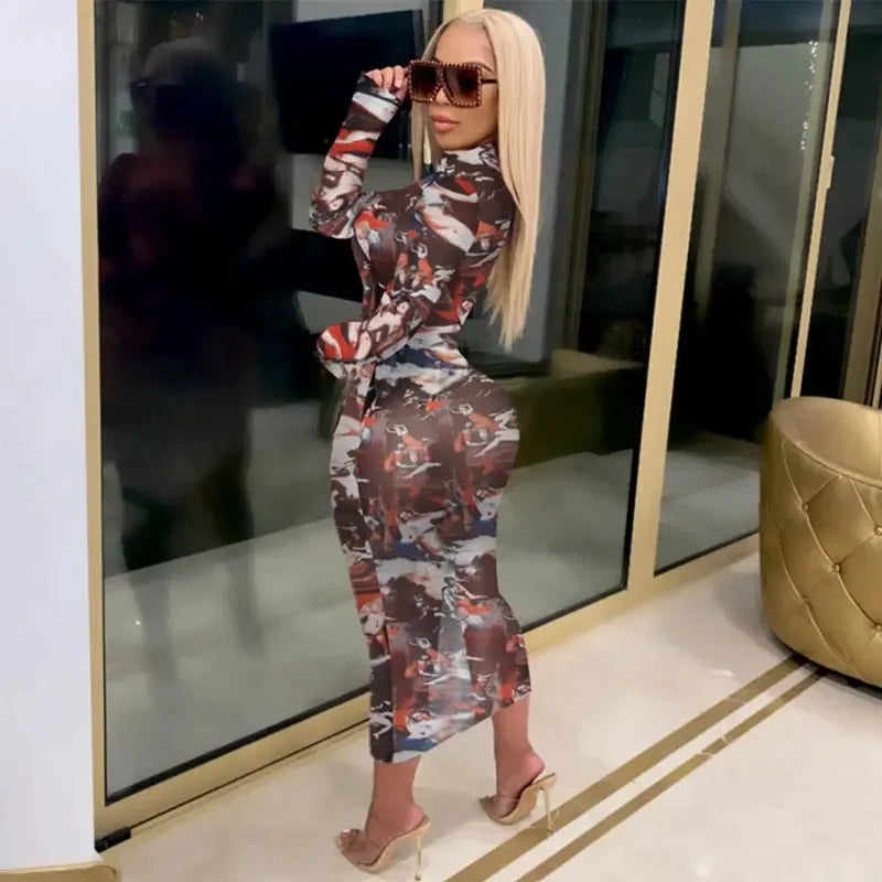 Diva Bodycon Party Dress XS-XXL