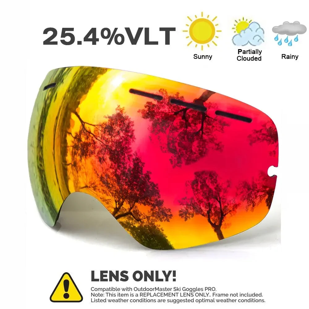 Premium Ski Goggles - Interchangeable Lens