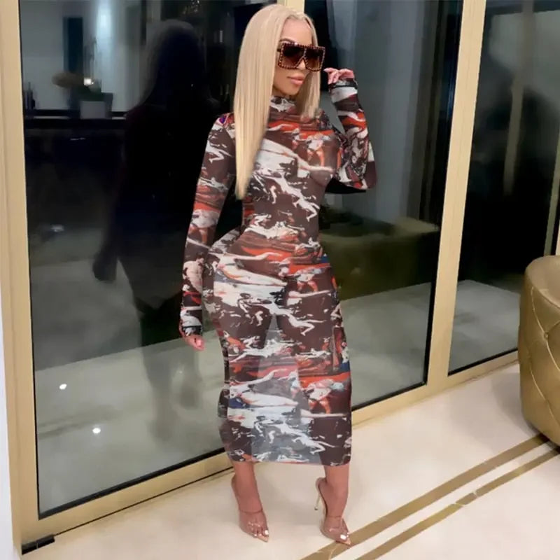 Diva Bodycon Party Dress XS-XXL