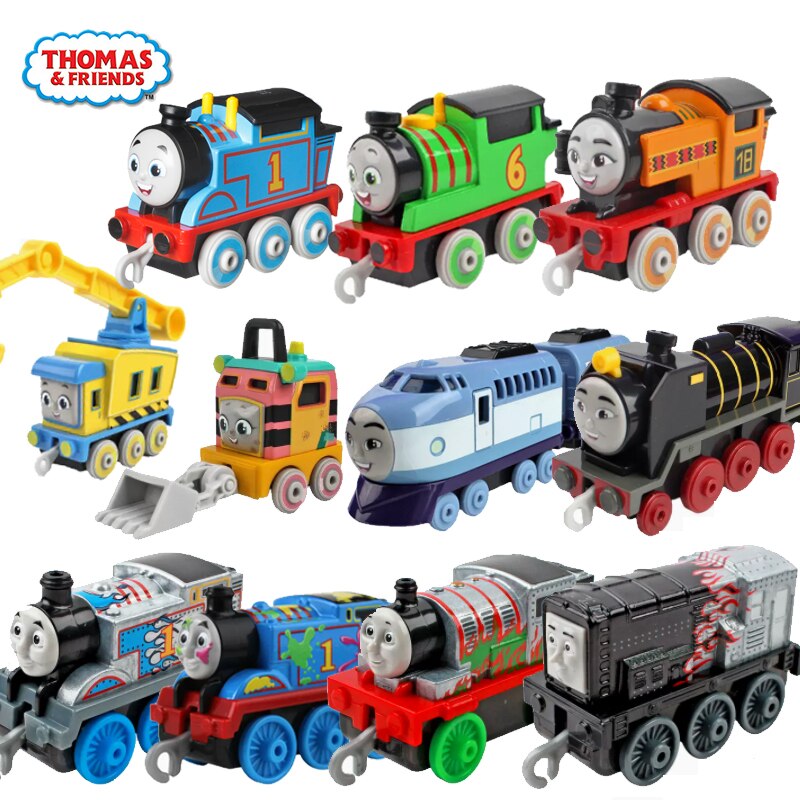 Original Thomas and Friends Trackmaster Train Adventures Engine Push Along Railway Train Educational Boys Toys for Children Gift