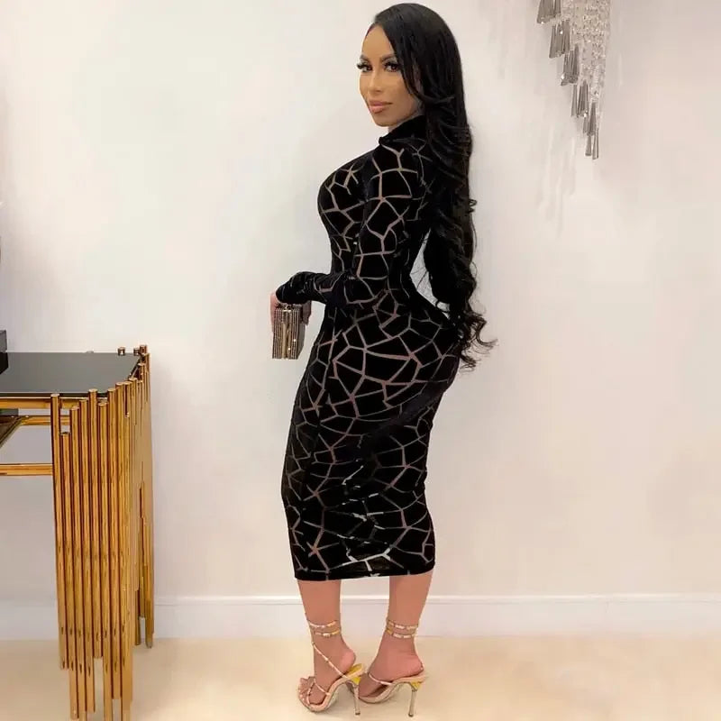 Diva Bodycon Party Dress XS-XXL