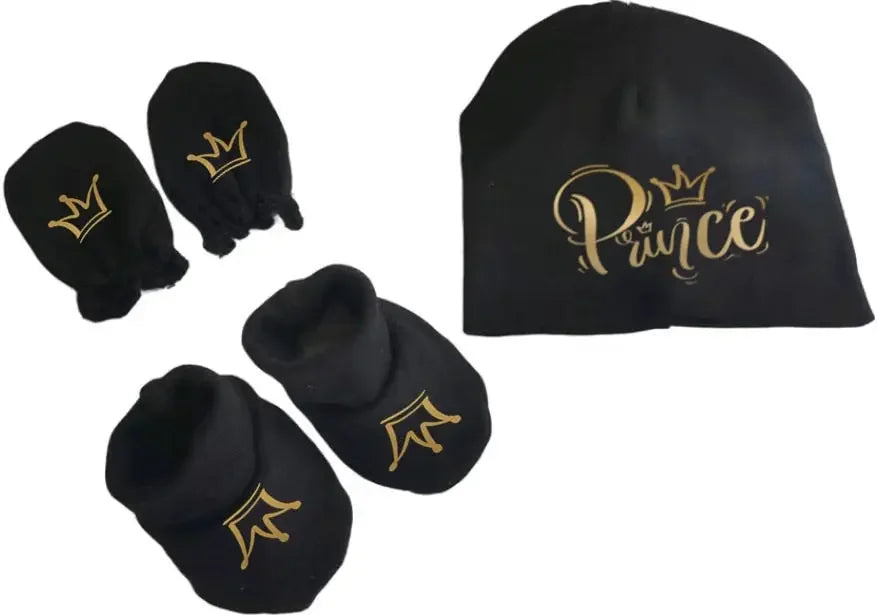 newborn baby photography props cotton beanie with detachable pompom hat beanie bonnet with gloves foot covers princess prince