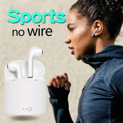 Popular I7tws Wireless Binaural Bluetooth Headset in-Ear Earplugs I7 Invisible Wireless Mini Earphone