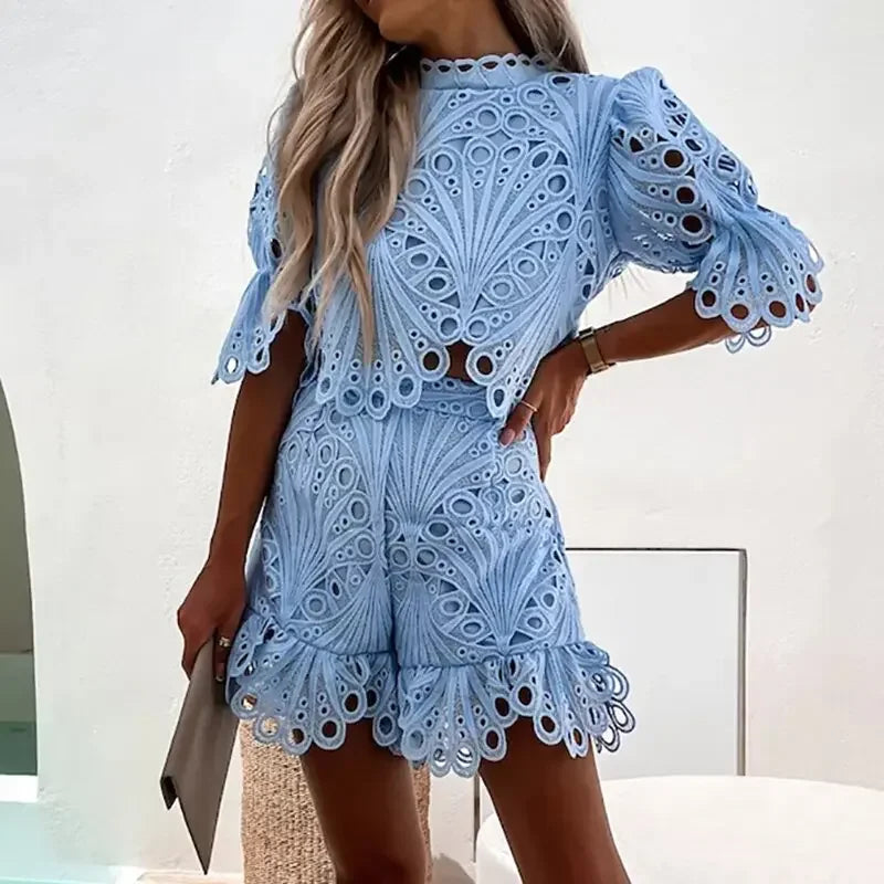 Destiny Top & Slim Pants Set lol